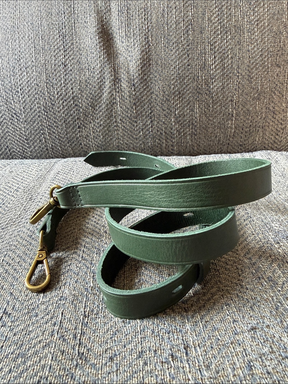 Madewell Transport Tote Green Leather Replacement Strap